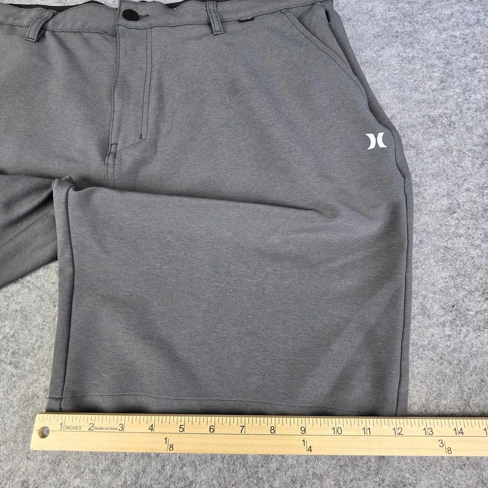 Hurley Shorts Mens 40 Gray Hybrid Walk Chino Stretch Casual Golf Performance